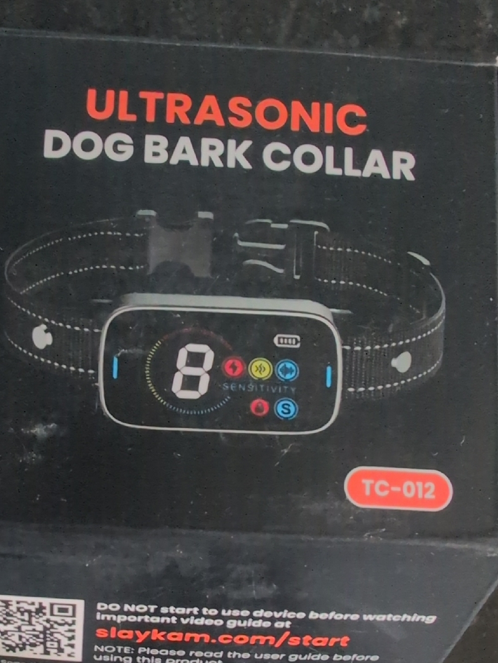 Ultrasonic Dog Bark Collar - Slaykam Black